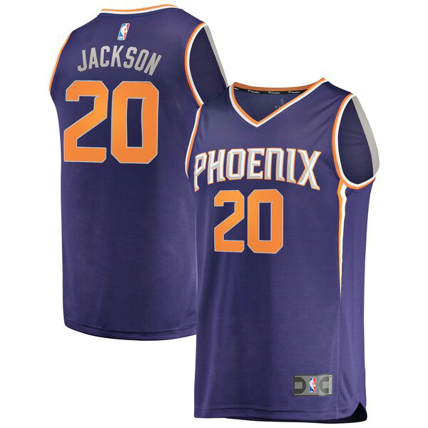 Camiseta Josh Jackson 20 Phoenix Suns Icon Edition Púrpura Hombre